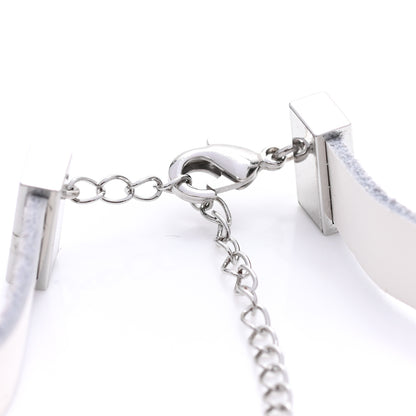 Christian Dior Calfskin Star Dior Double Bracelet White 4 of 4