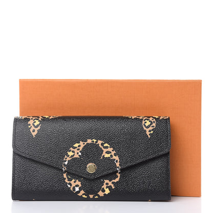 Louis Vuitton Monogram Giant Jungle Sarah Wallet Black 10 of 10