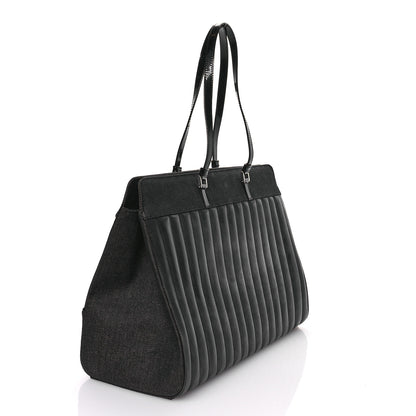Christian Dior Calfskin Patent Trailer Trash Cadillac Tote Black 3 of 10
