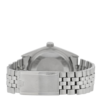 Rolex Stainless Steel 18K White Gold 36mm Oyster Perpetual Datejust Watch Silver 1601 3 of 5