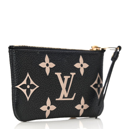 Louis Vuitton Empreinte Monogram Giant Key Pouch Black Beige 3 of 10