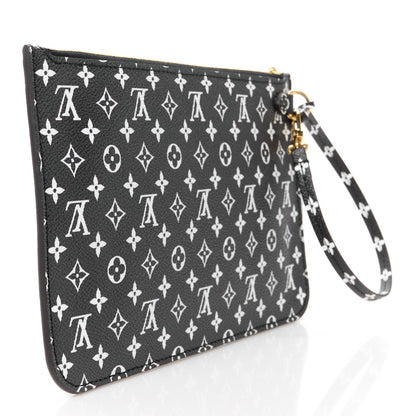 Louis Vuitton Monogram Giant Jungle Neverfull MM GM Pochette Black 3 of 10