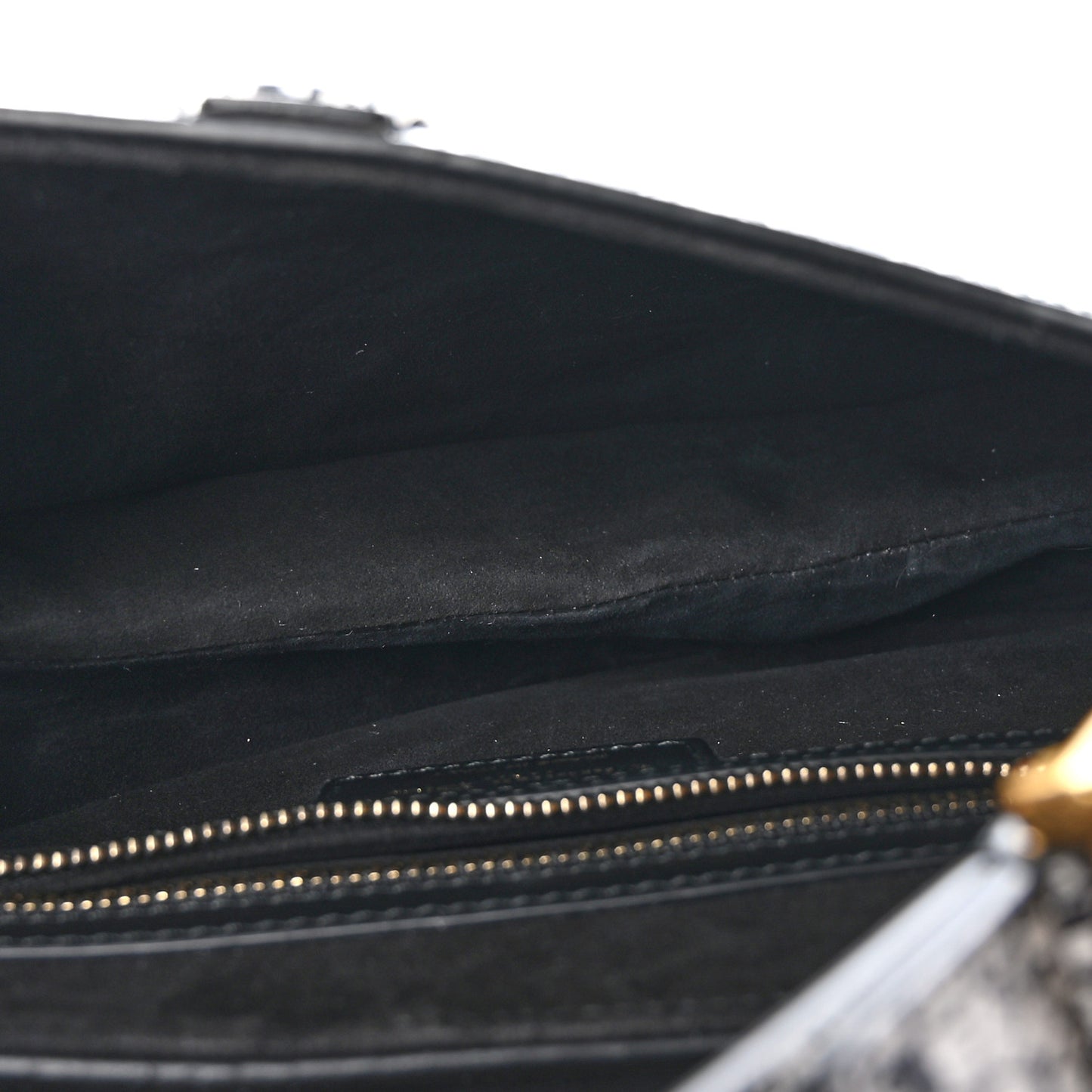 Calfskin Plan De Paris Printed Saddle Bag With Strap White Black