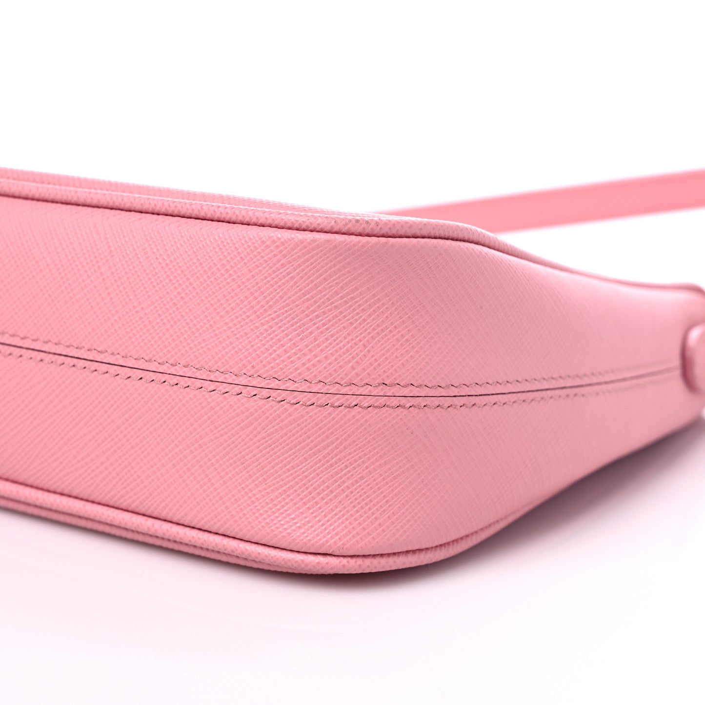 Saffiano Lux Mini Re-Edition Shoulder Bag Petalo
