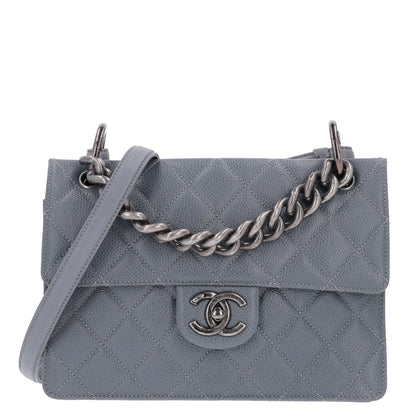 Chanel Caviar Quilted Small Retro Class Flap Grey 1 of 10