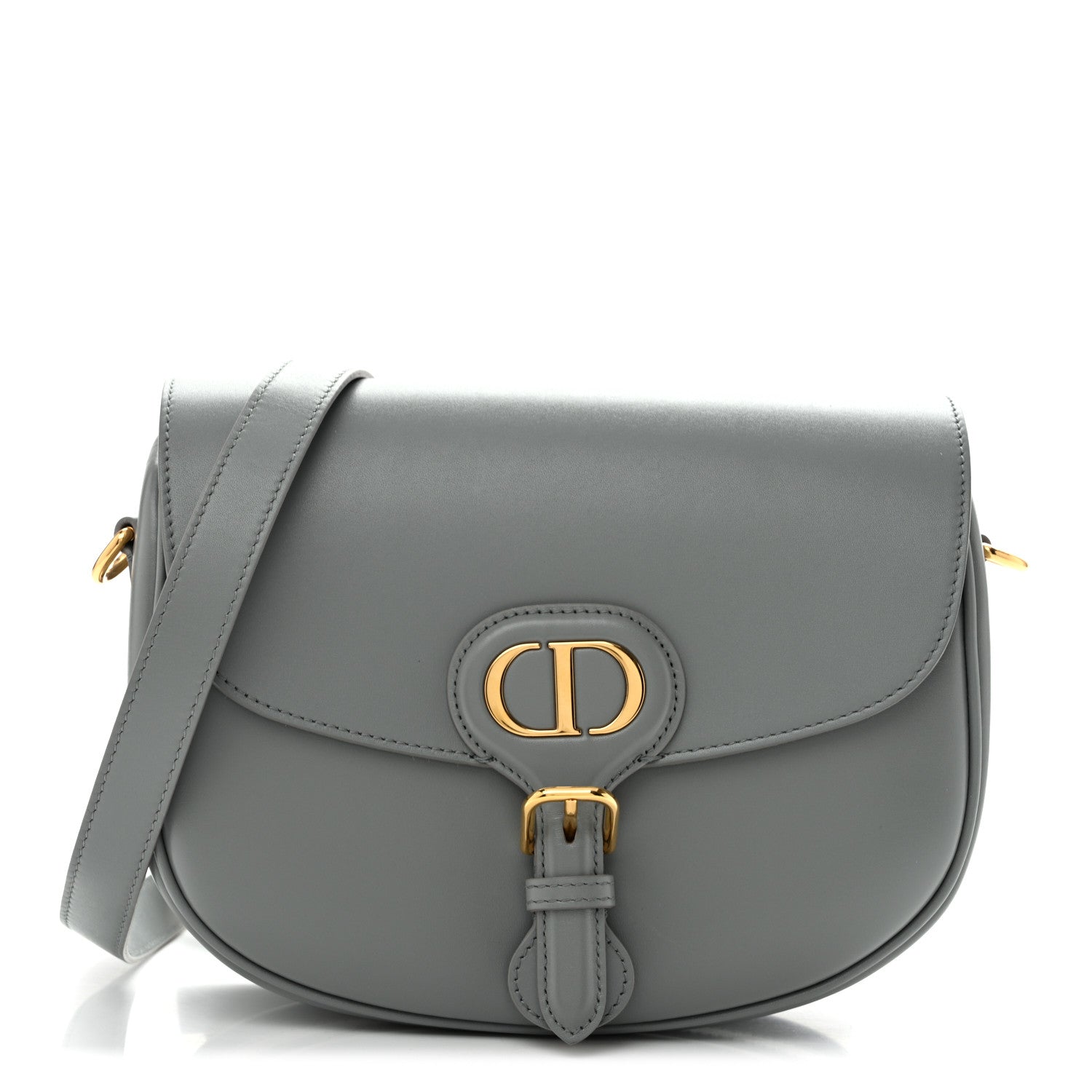 Christian Dior Box Calfskin Medium Bobby Flap Gray 1 of 12
