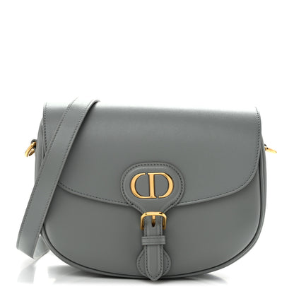 Christian Dior Box Calfskin Medium Bobby Flap Gray 1 of 12