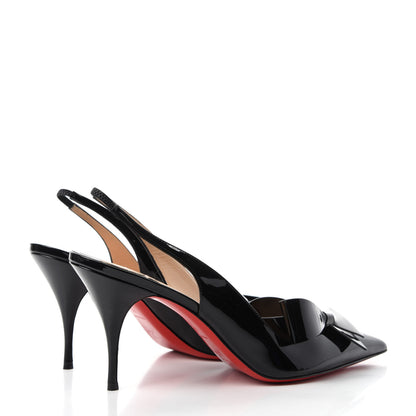 Christian Louboutin Patent Clare Nodo 80 Pumps 42 Black 4 of 8