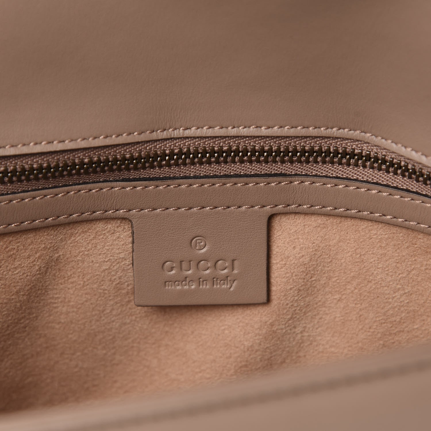 Gucci Calfskin Matelasse Small GG Marmont Shoulder Bag Porcelain Rose 8 of 10