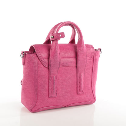 3.1 Phillip Lim 3.1 Textured Calfskin Mini Pashli Satchel Bright Fuchsia 3 of 7