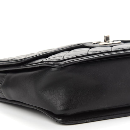 Chanel Lambskin Quilted Citizen Zip Large Flap Black 11 of 12