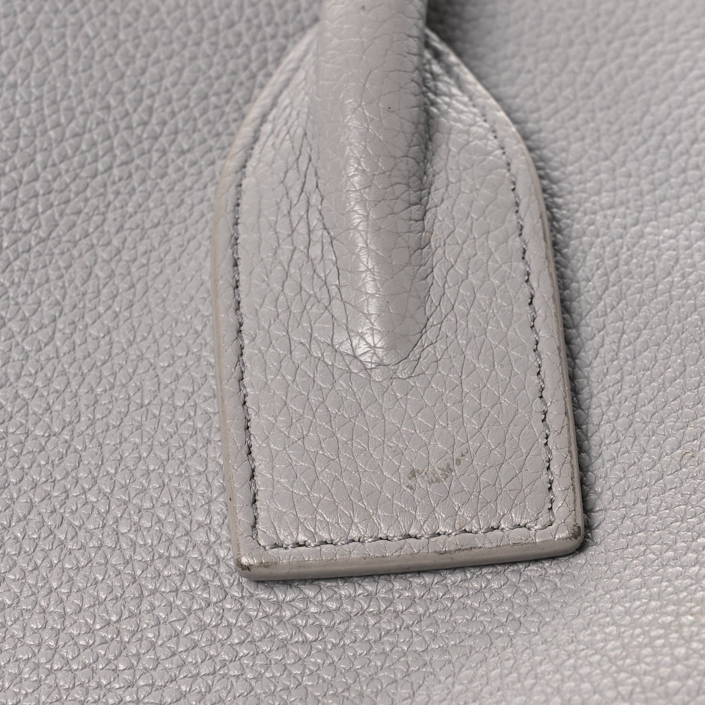 Grained Calfskin Small Supple Sac De Jour Grey
