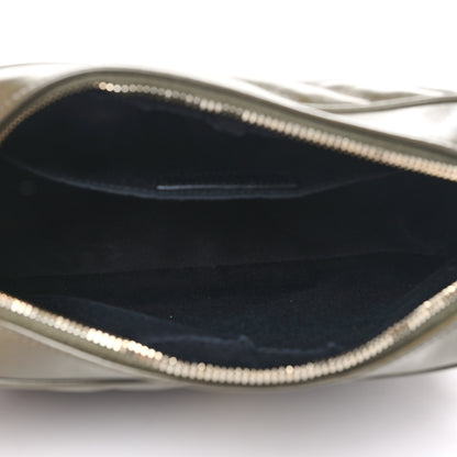 Saint Laurent Calfskin Matelasse Monogram Lou Camera Bag Military Olive 5 of 8