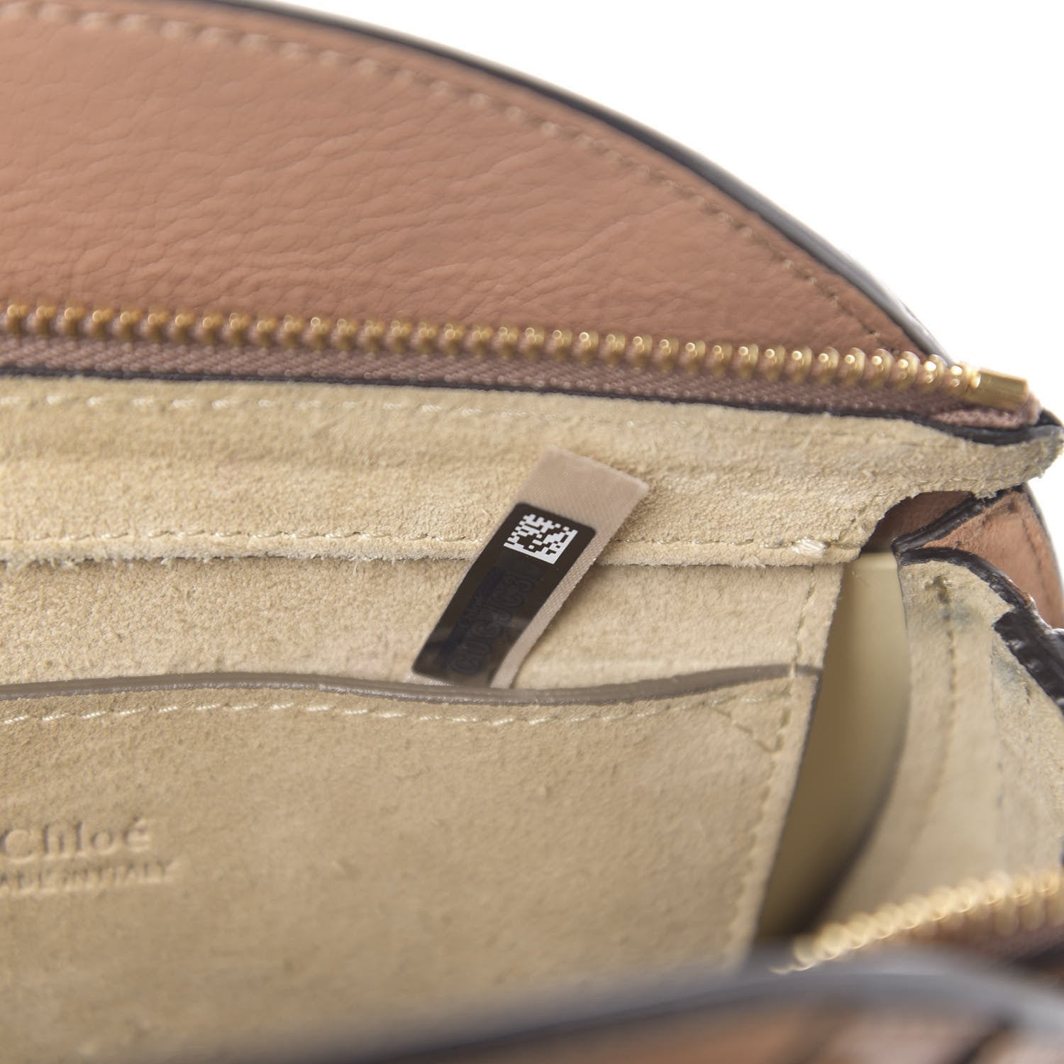 Chloe Calfskin Suede Small Pixie Bag Nougat 6 of 10