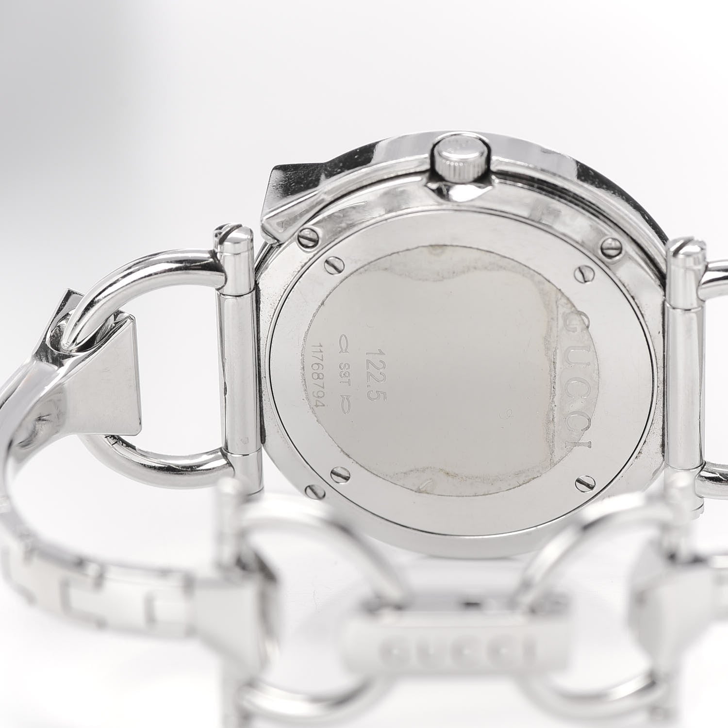 Gucci Stainless Steel Diamond Mother of Pearl 35mm Chiodo Quartz Watch 5 of 6