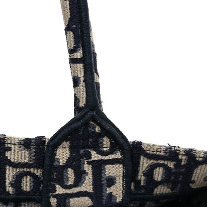 Christian Dior Oblique Medium Book Tote Blue Multicolor 11 of 16