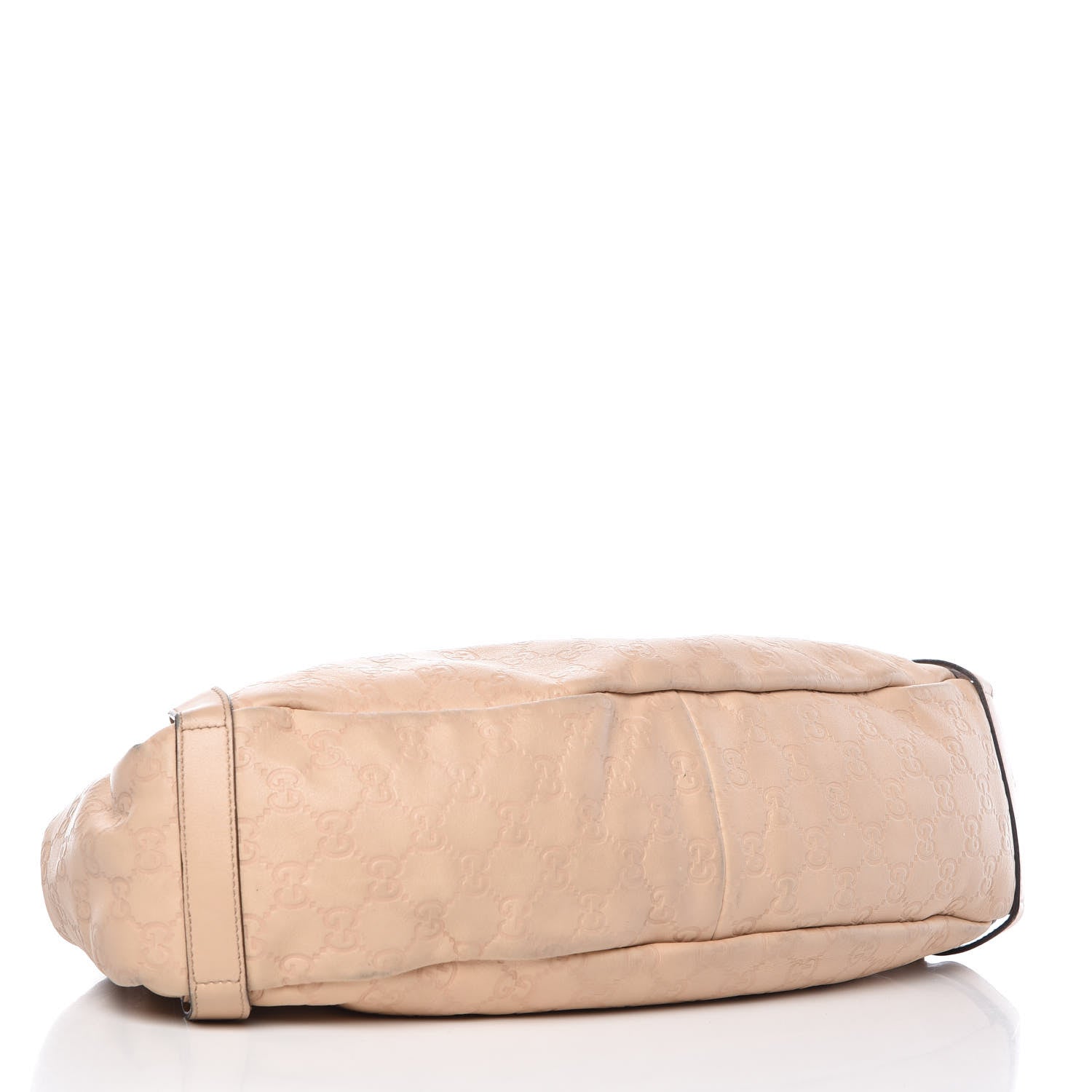 Gucci Guccissima Medium Abbey Shoulder Bag Beige 4 of 13