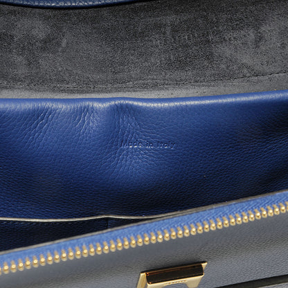 Celine Drummed Calfskin Small Belt Bag Indigo 5 of 10