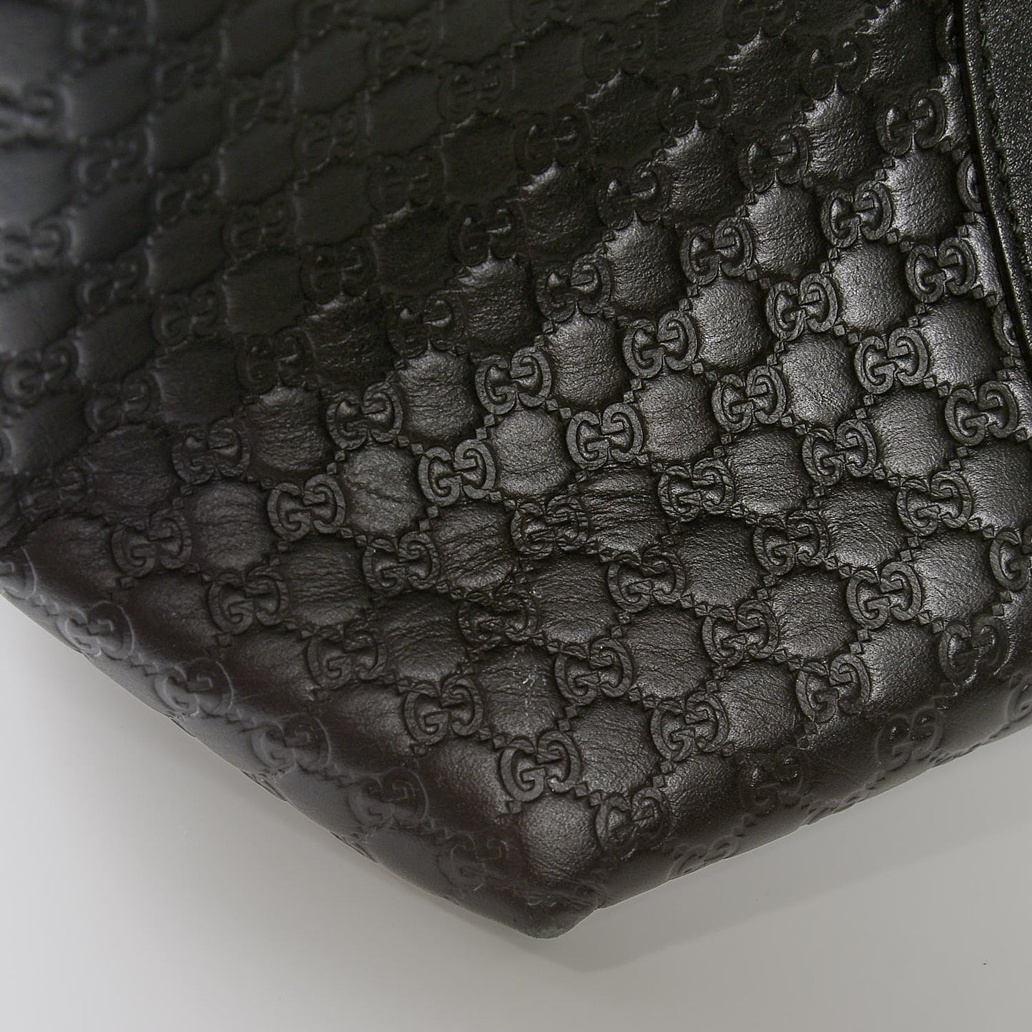Soft Microguccissima Dome Satchel Black