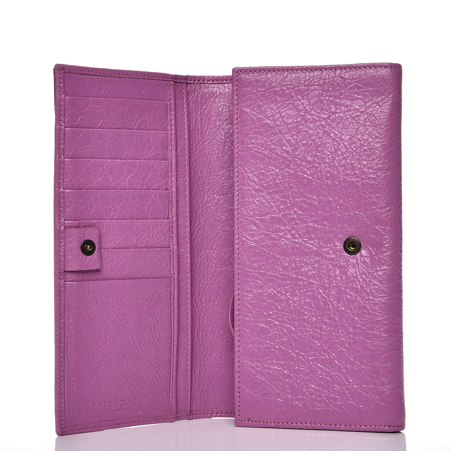 Balenciaga Agneau Classic Hardware Money Wallet Rose Berlingot 5 of 7