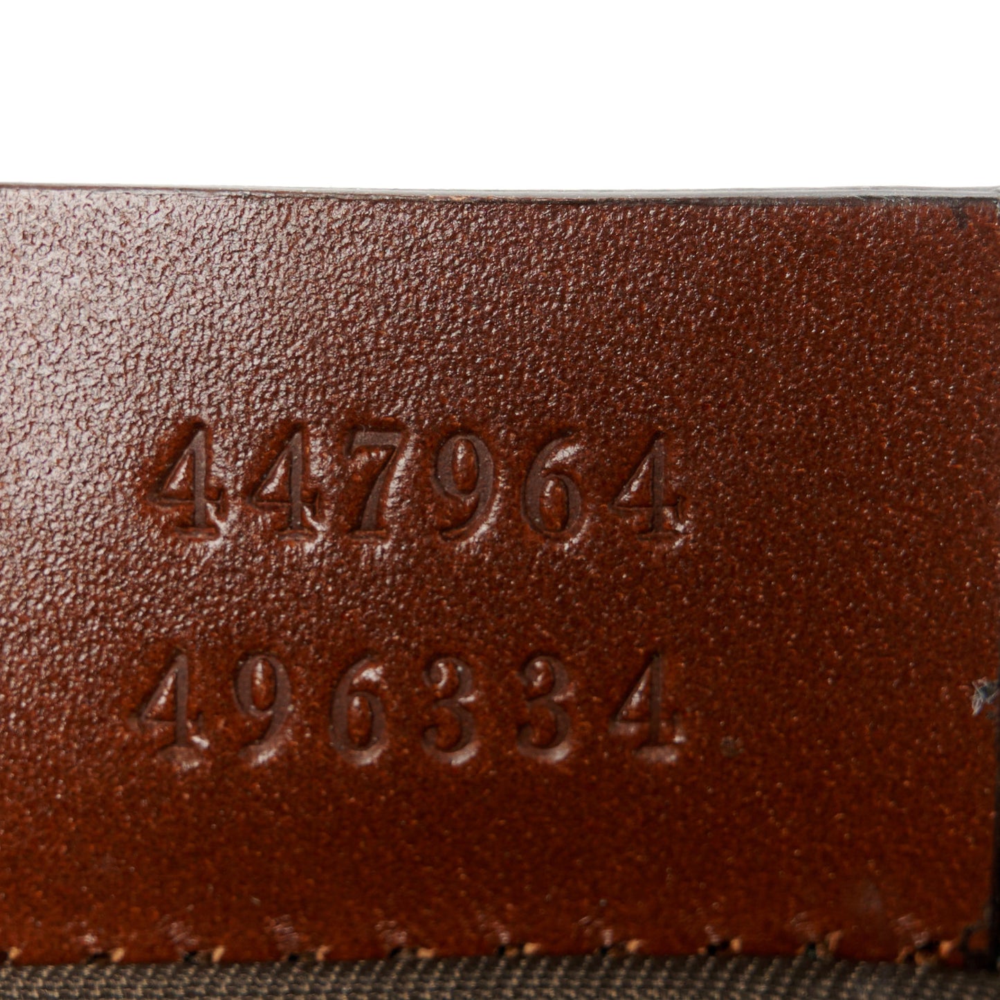 GG Supreme Monogram Key Case Brown