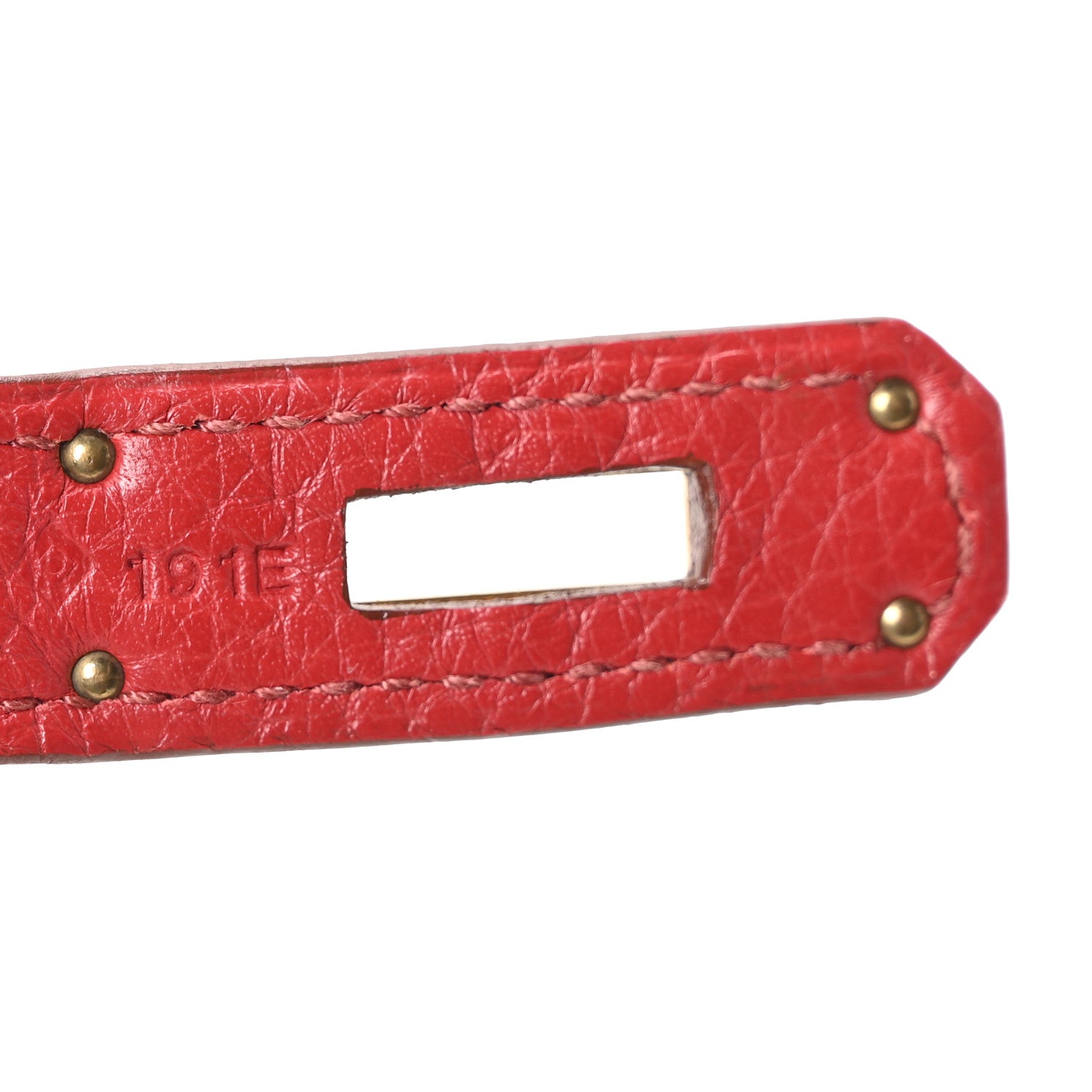 Hermes Taurillon Clemence Birkin 30 Rouge Garance 7 of 10