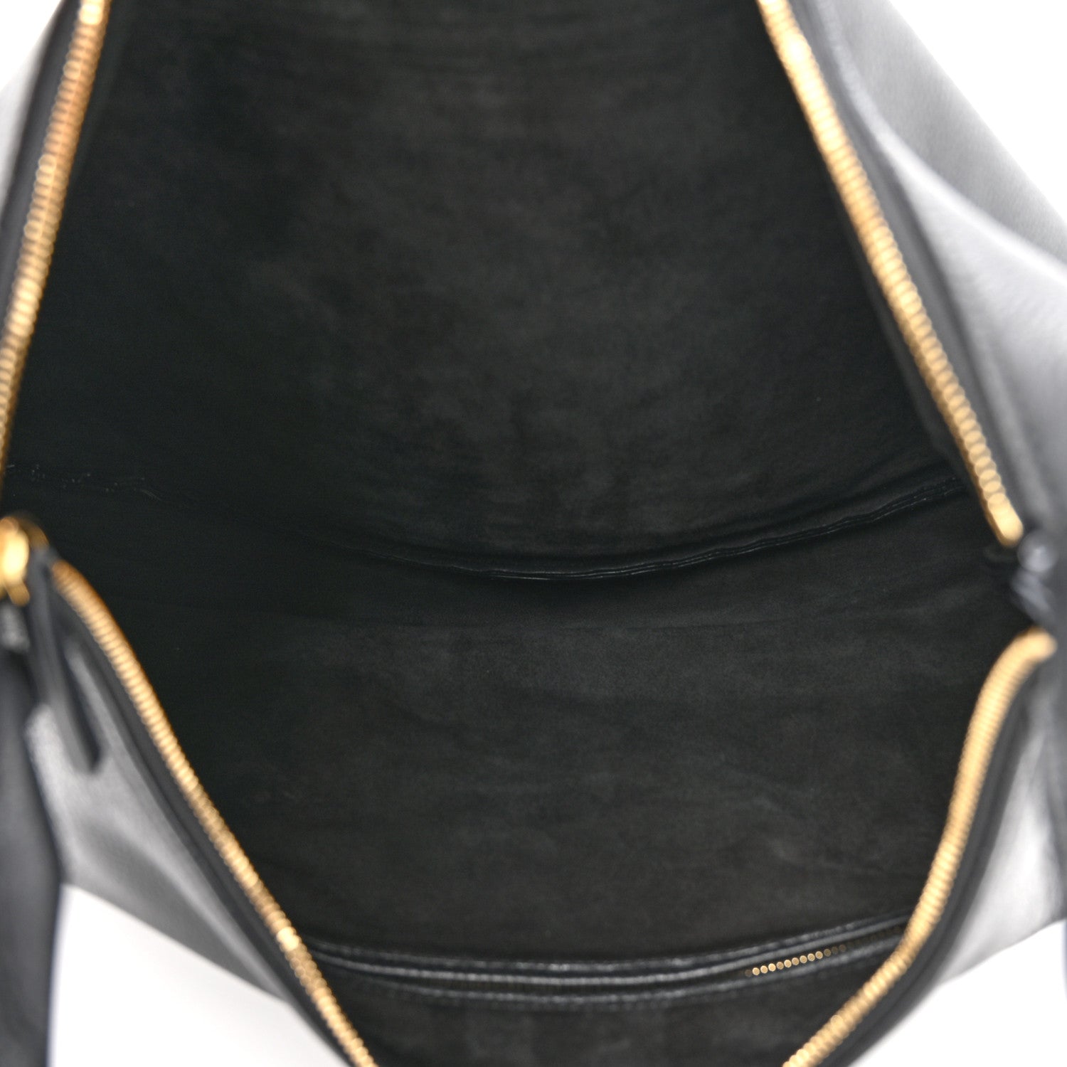The Row Grained Calfskin Medium Everyday Shoulder Bag Black 5 of 9