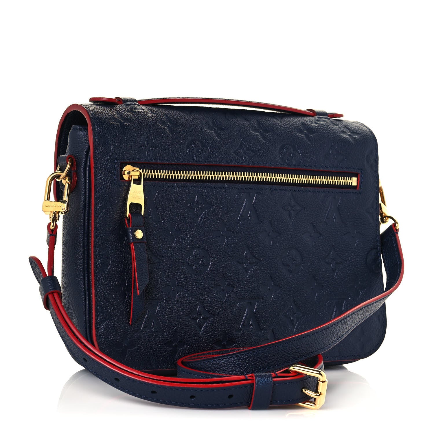 Louis Vuitton Empreinte Pochette Metis Marine Rouge 3 of 14
