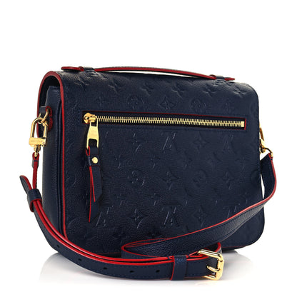 Louis Vuitton Empreinte Pochette Metis Marine Rouge 3 of 14