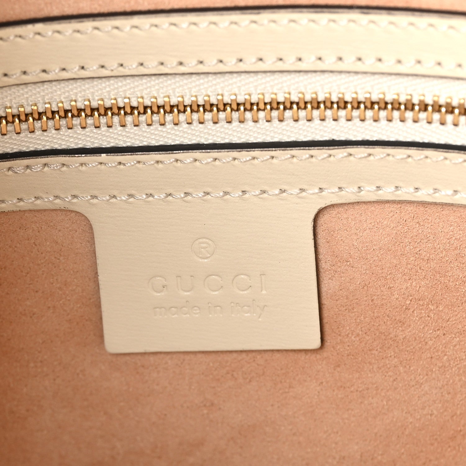 Gucci Boarded Plutone Calfskin Medium Jackie 1961 Tote Mystic White 6 of 10