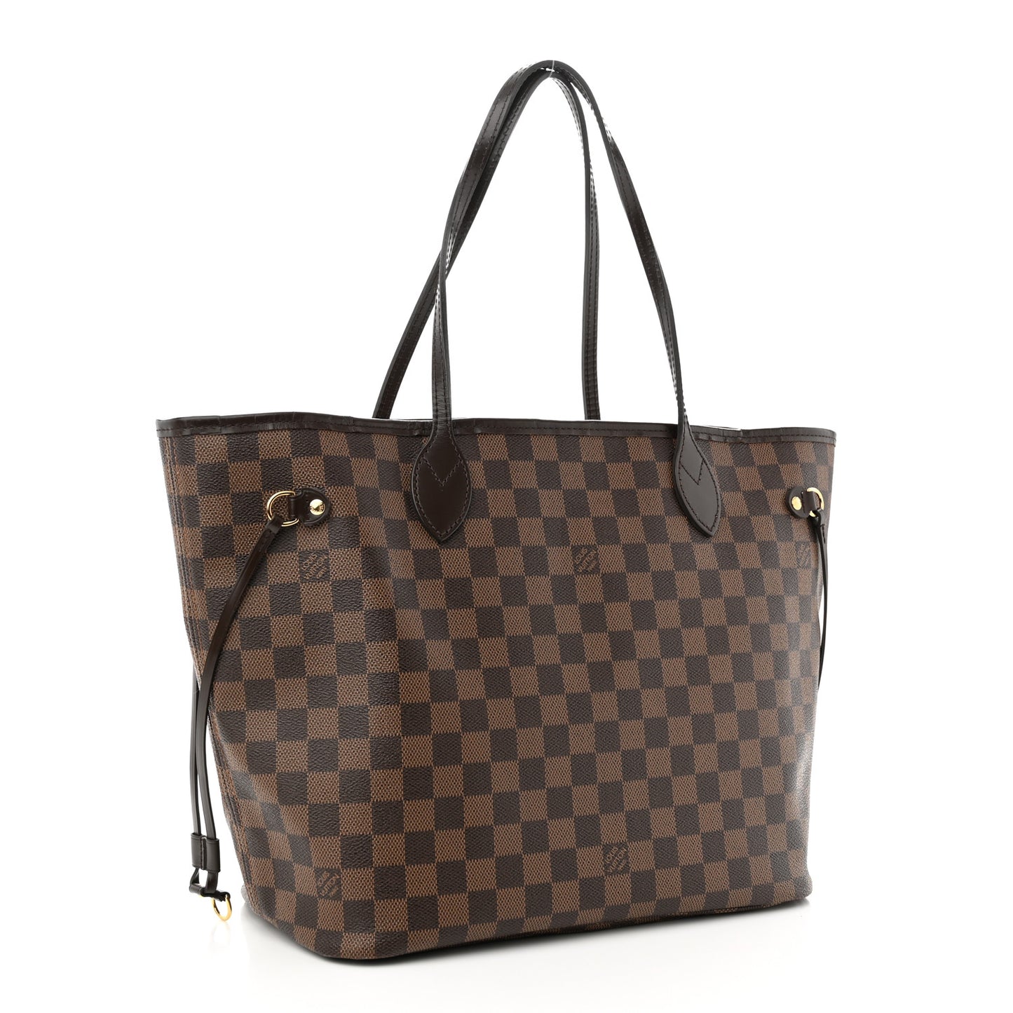 Damier Ebene Neo Neverfull MM Rose Ballerine