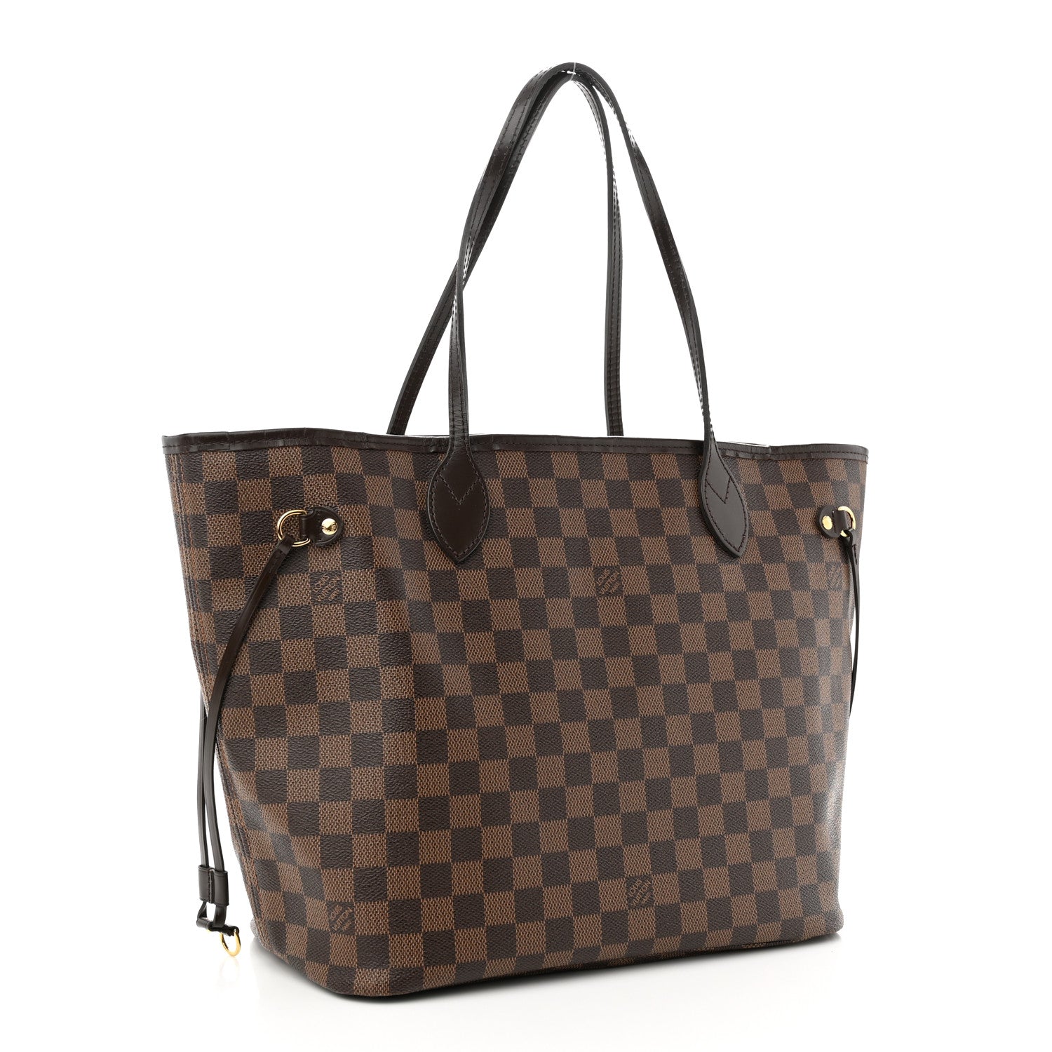 Louis Vuitton Damier Ebene Neo Neverfull MM Rose Ballerine 3 of 11