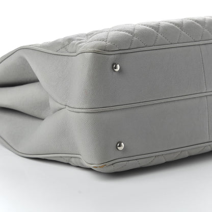 Chanel Caviar Quilted Large Urban Companion Top Handle Shopping Tote Grey 7 of 12
