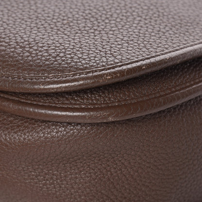 Hermes Taurillon Clemence Evelyne III GM Chocolate 10 of 11