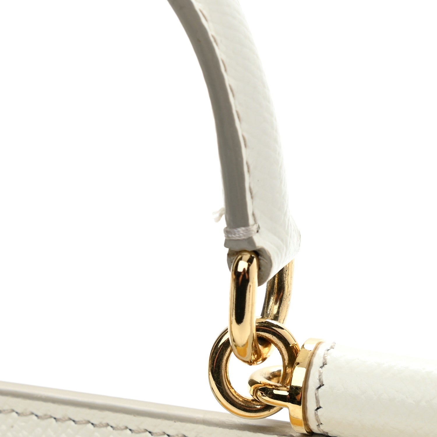 Dolce & Gabbana Dauphine Lemon Print Mini Miss Sicily Satchel White 10 of 10