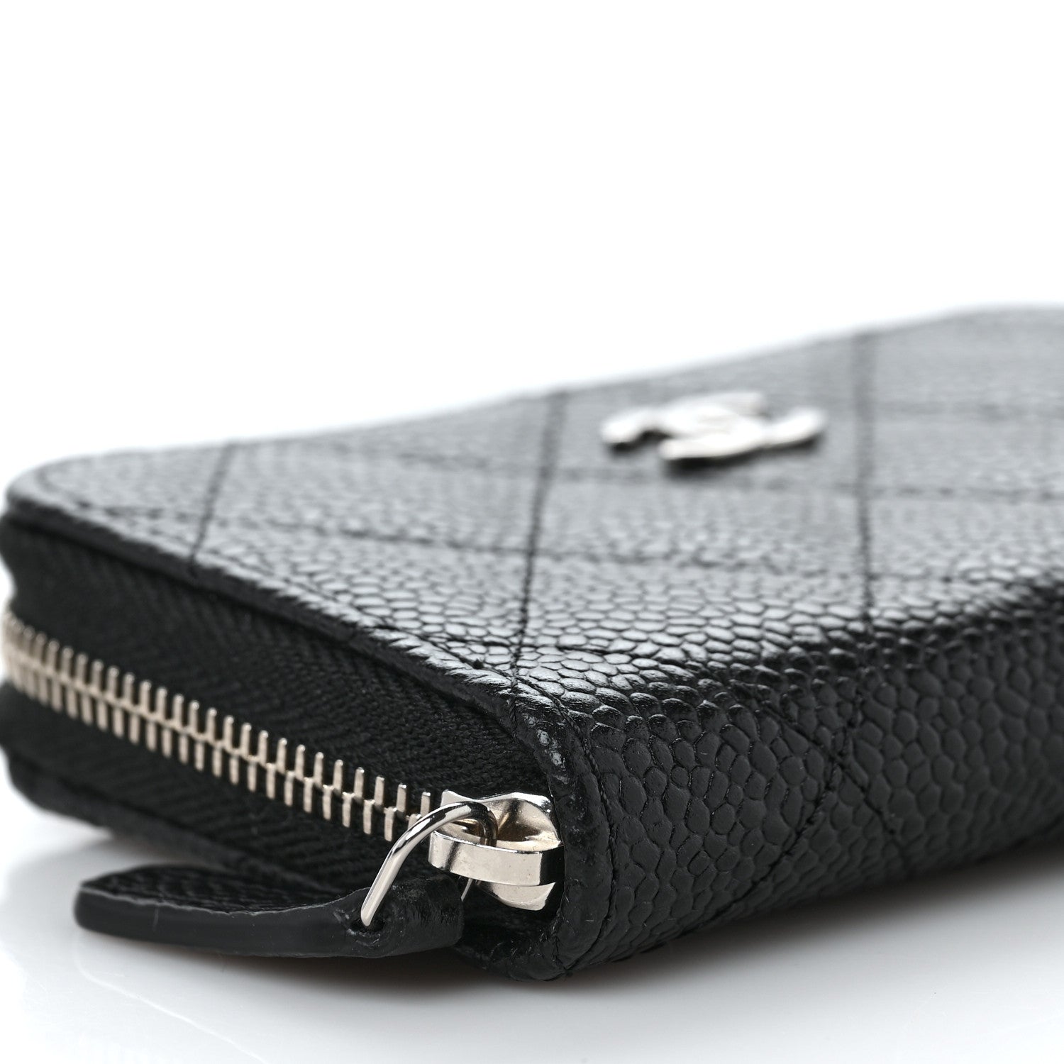 Chanel Caviar Quilted Classic Zipped Coin Purse Black 8 of 10