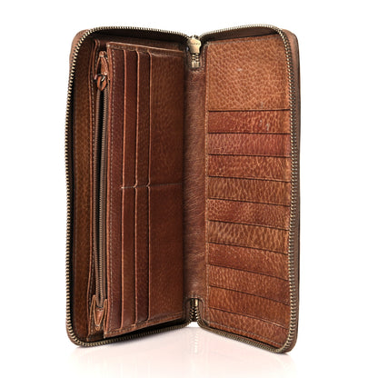 Gucci Guccissima Bamboo Tassel Zip Around Wallet Light Brown 5 of 13