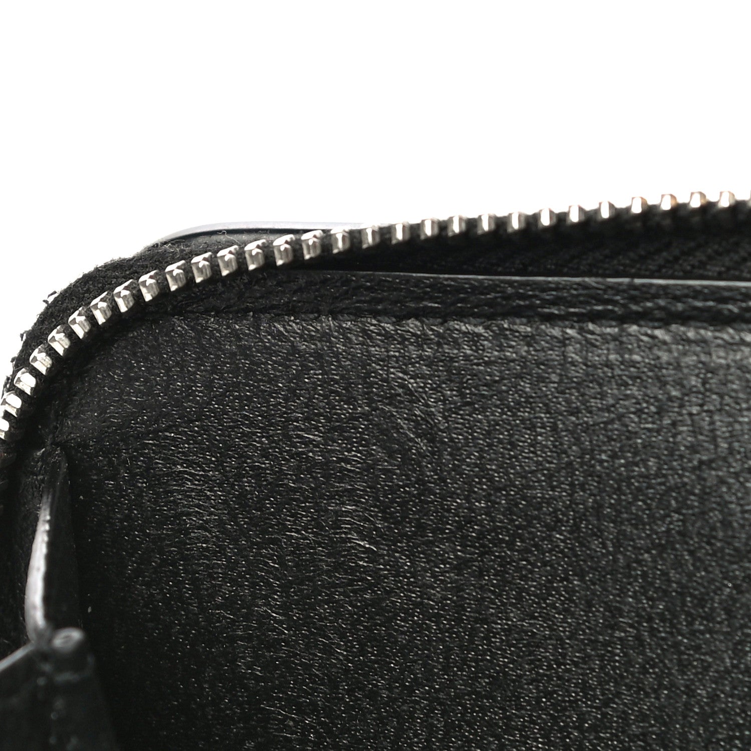 Saint Laurent Calfskin Crocodile Embossed Monogram Compact Wallet Black 12 of 13