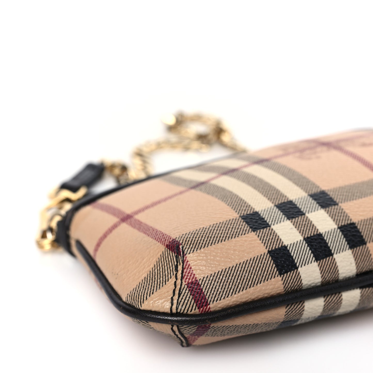 Haymarket Check Clara Pochette Chocolate