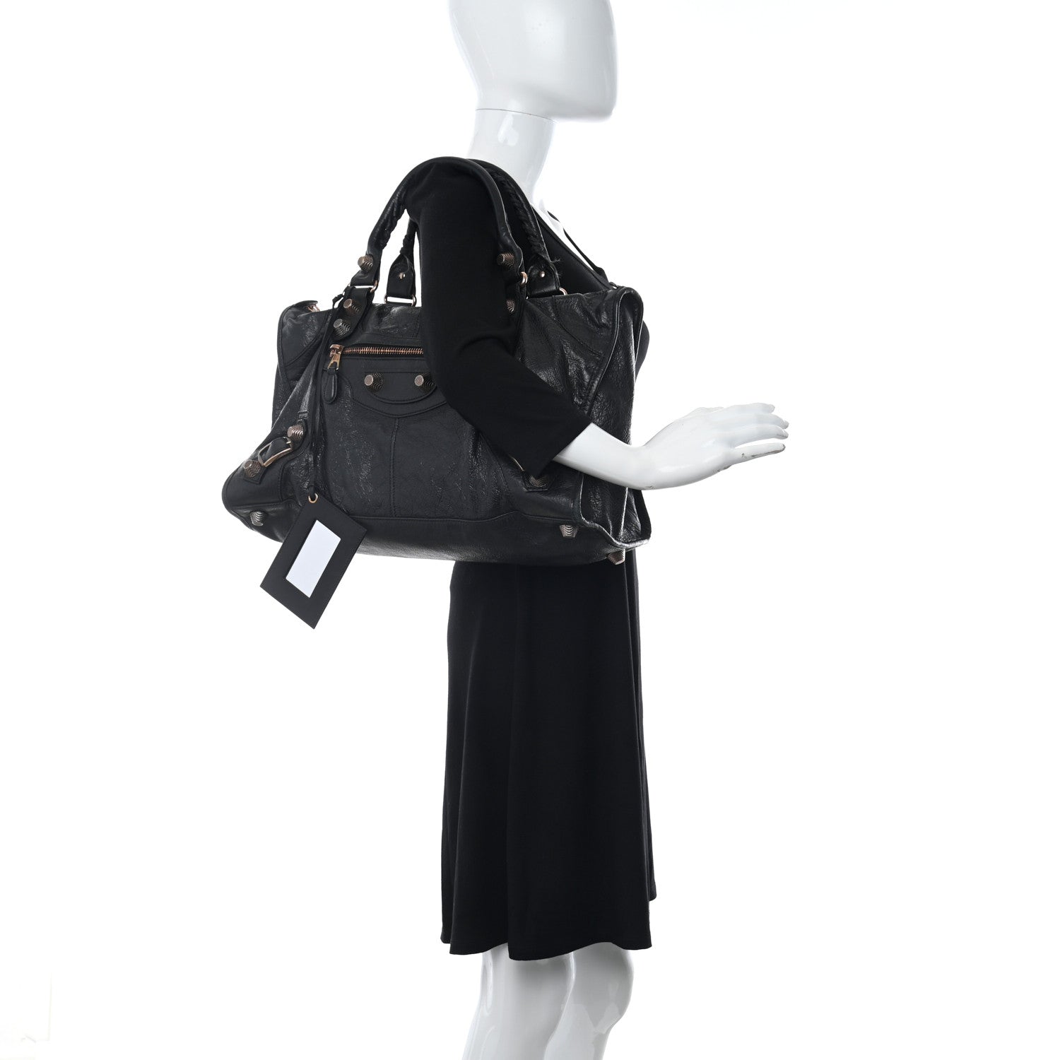 Balenciaga Agneau Giant 21 Rose Gold Hardware Work Black 2 of 14