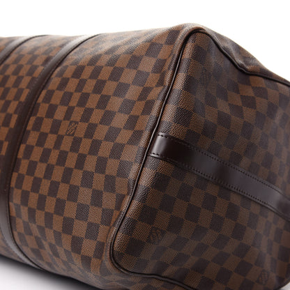 Louis Vuitton Damier Ebene Keepall Bandouliere 55 6 of 8