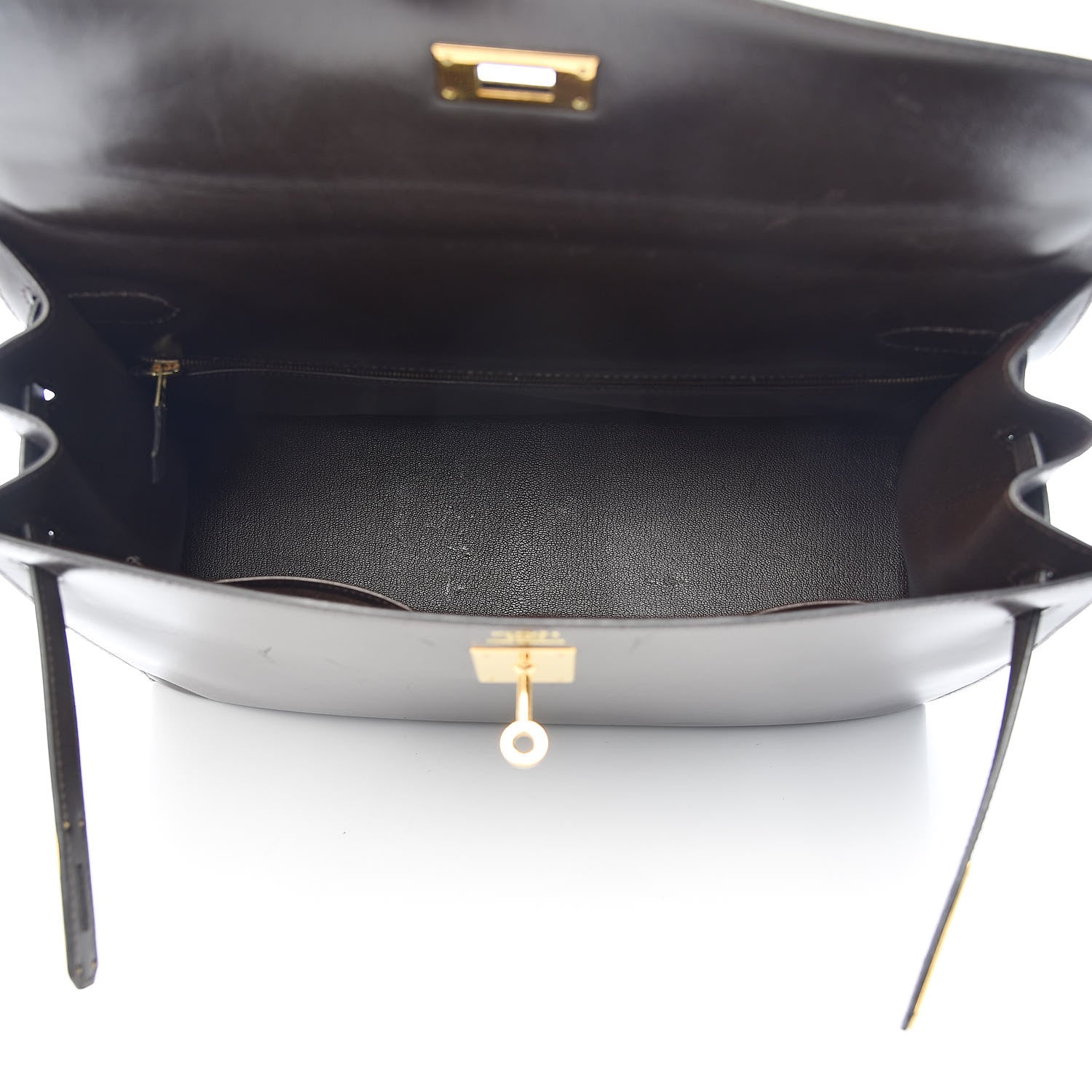 Hermes Box Kelly Sellier 35 Chocolate 5 of 44