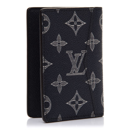 Louis Vuitton Savane Monogram Chapman Rhinoceros Pocket Organizer Encre 3 of 7