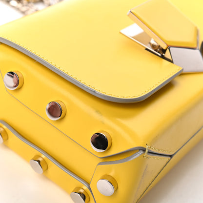 Jimmy Choo Spazzolato Lockett Petite Shoulder Bag Yellow 10 of 11