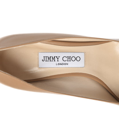 Jimmy Choo Kid Pointy Toe Romy 60 Pumps 38 Camel 5 of 7