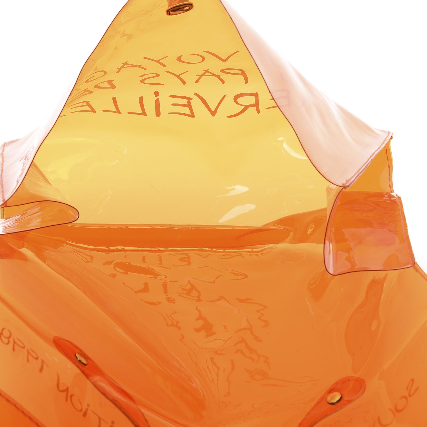 Hermes Vinyl Souvenir De L'Exposition Kelly Orange 4 of 12