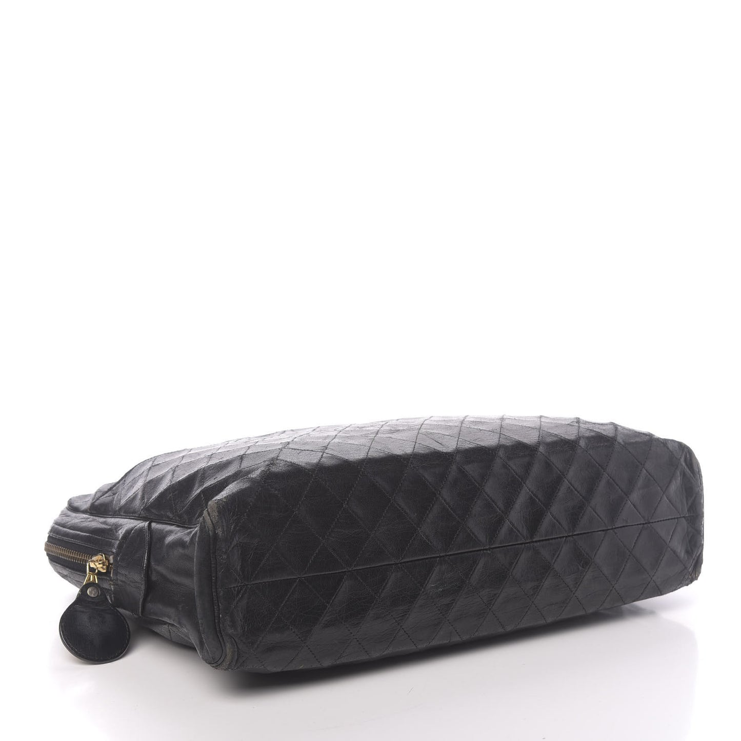 Lambskin Quilted Shoulder Bag Black