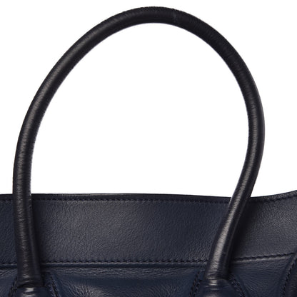 Celine Supple Calfskin Medium Phantom Luggage Midnight 11 of 13