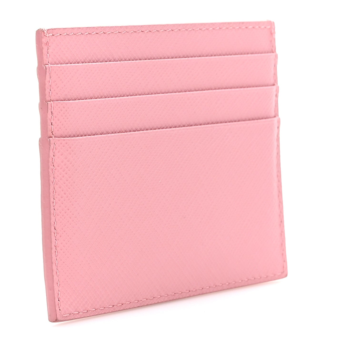 Saffiano Shine Monochrome Card Holder Peonia