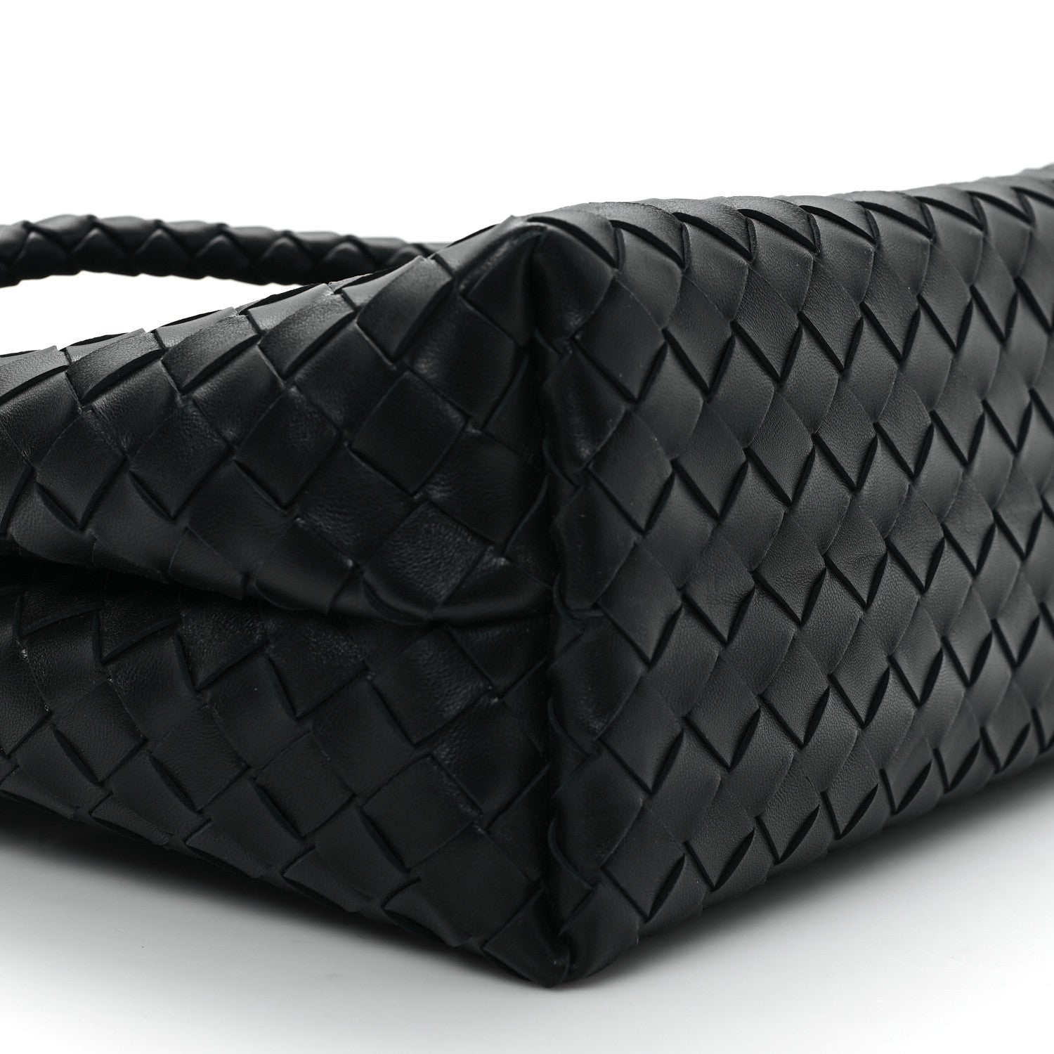 Bottega Veneta Nappa Intrecciato Medium Andiamo Shoulder Bag Black 8 of 10